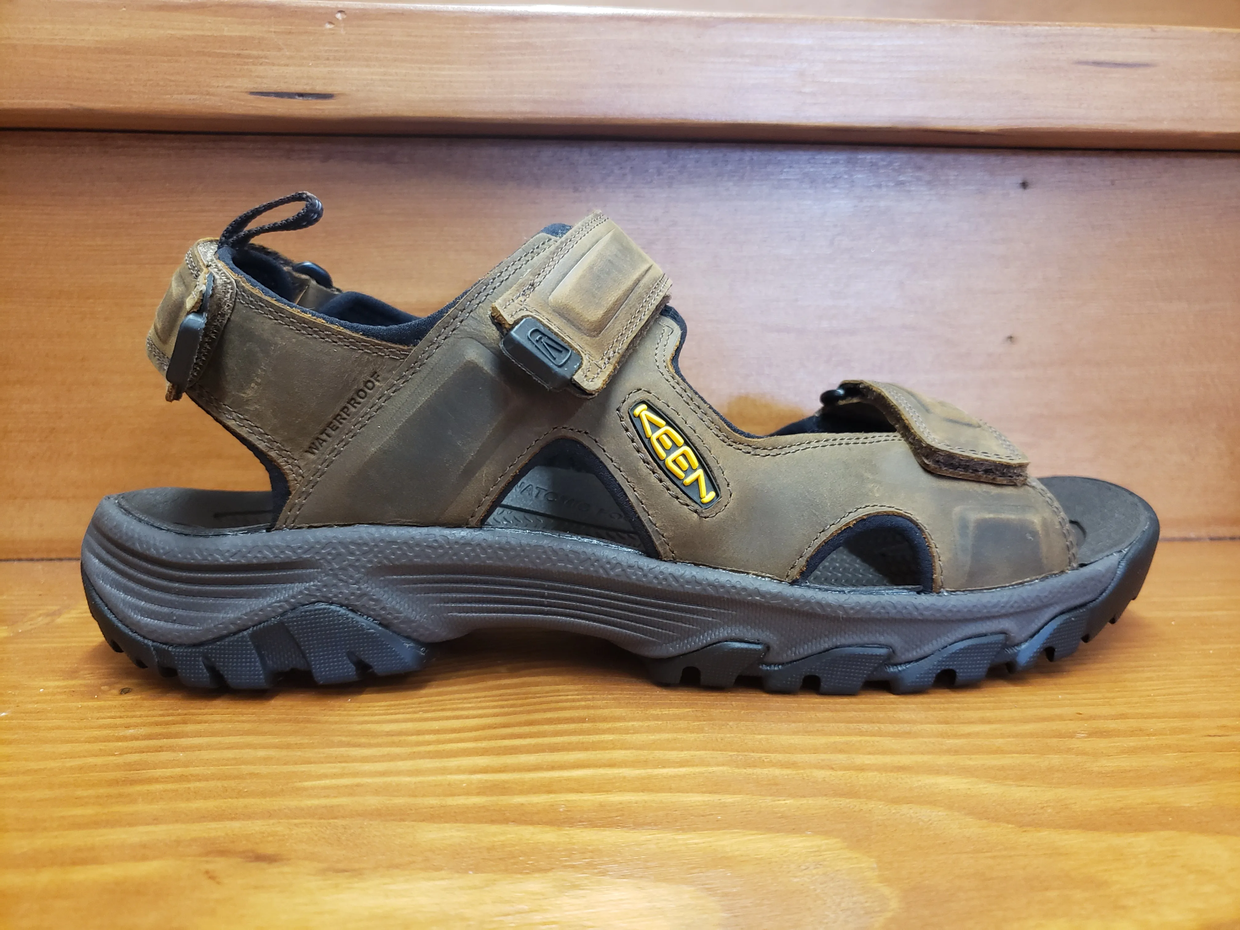 Keen Targhee III open toe sandal Bison/mulch leather 1022423