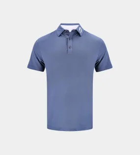 KIDS HONEYCOMB POLO - OCEAN