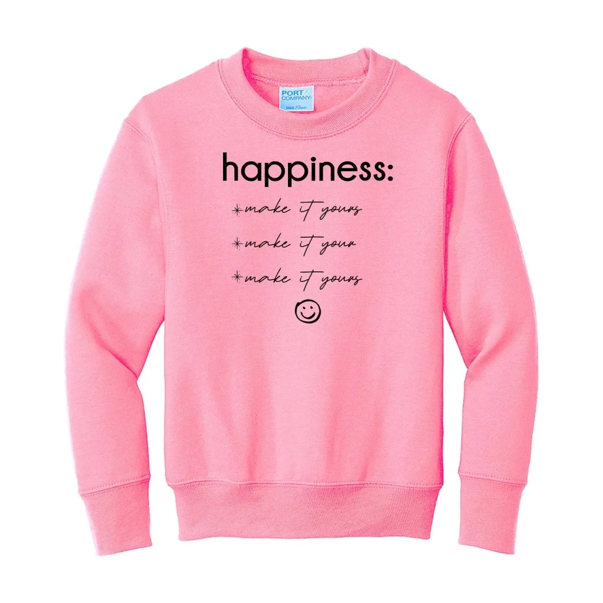 Kids Make It Yours™ 'Happiness Checklist' Crewneck Sweatshirt