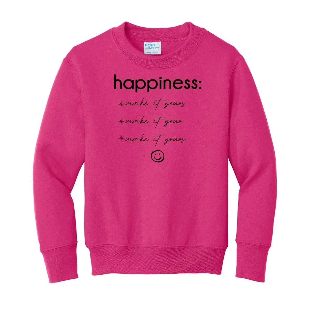 Kids Make It Yours™ 'Happiness Checklist' Crewneck Sweatshirt