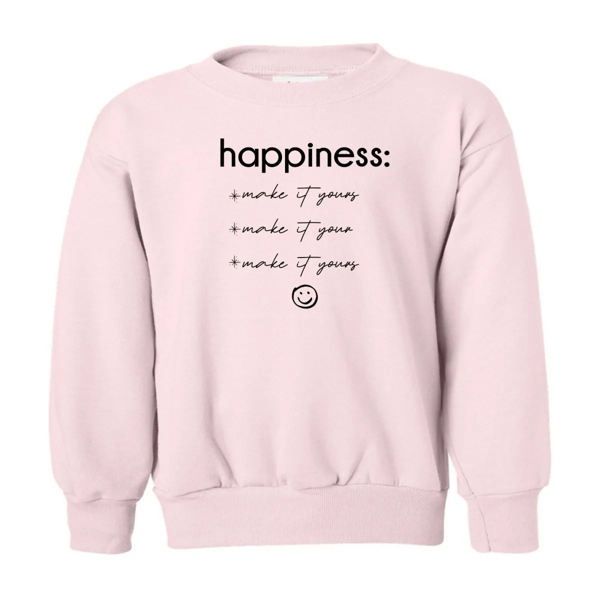 Kids Make It Yours™ 'Happiness Checklist' Crewneck Sweatshirt