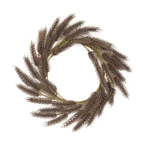 Large Brown Wheat Wreath