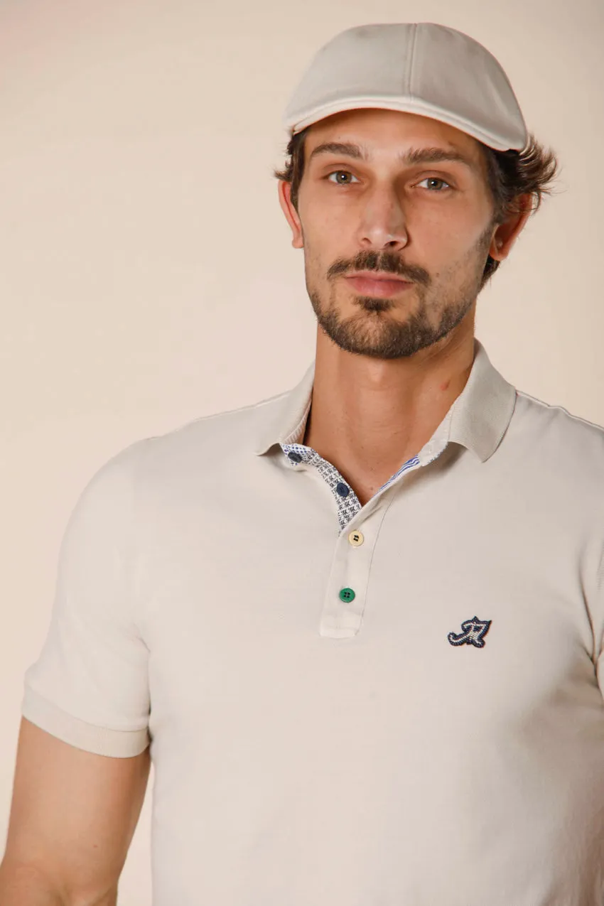 Leopardi polo uomo in piquet con dettagli sartoriali regular ①