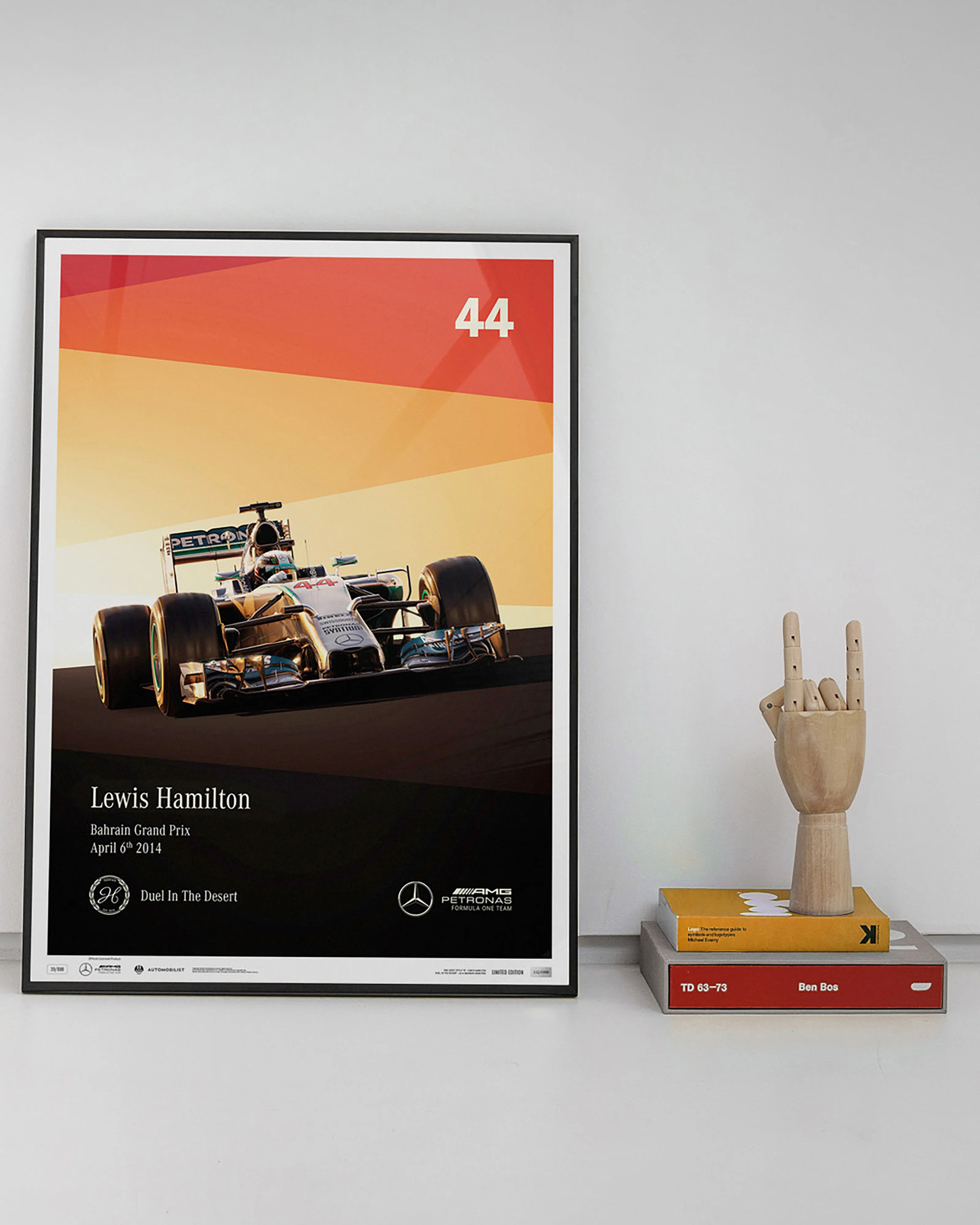 Lewis Hamilton 2014 Limited Edition Poster