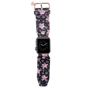 Limited Edition - Upcycled Coach Pink Stars Sivella Watchband