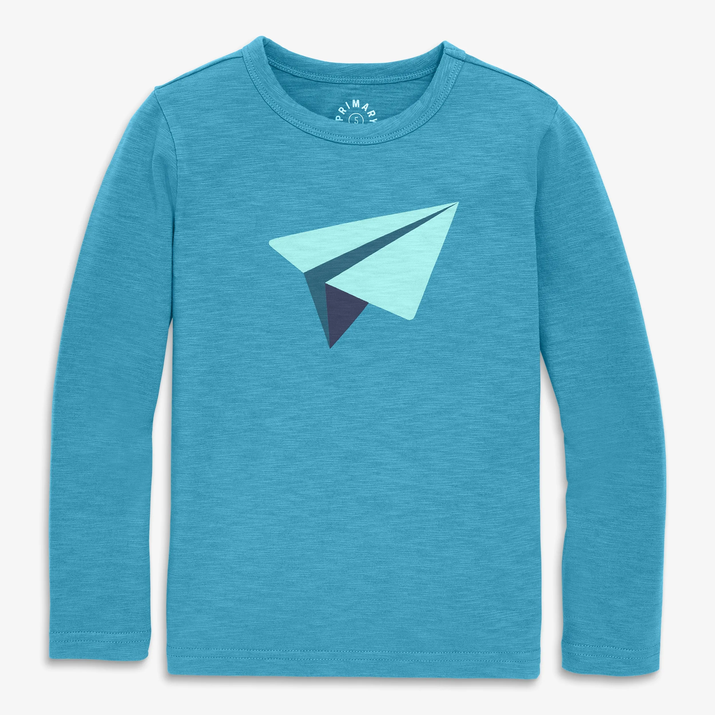 Long sleeve paper plane tee