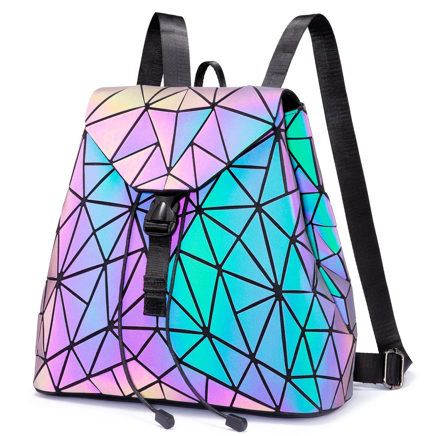 Luminous Geometric Backpack✨🎒