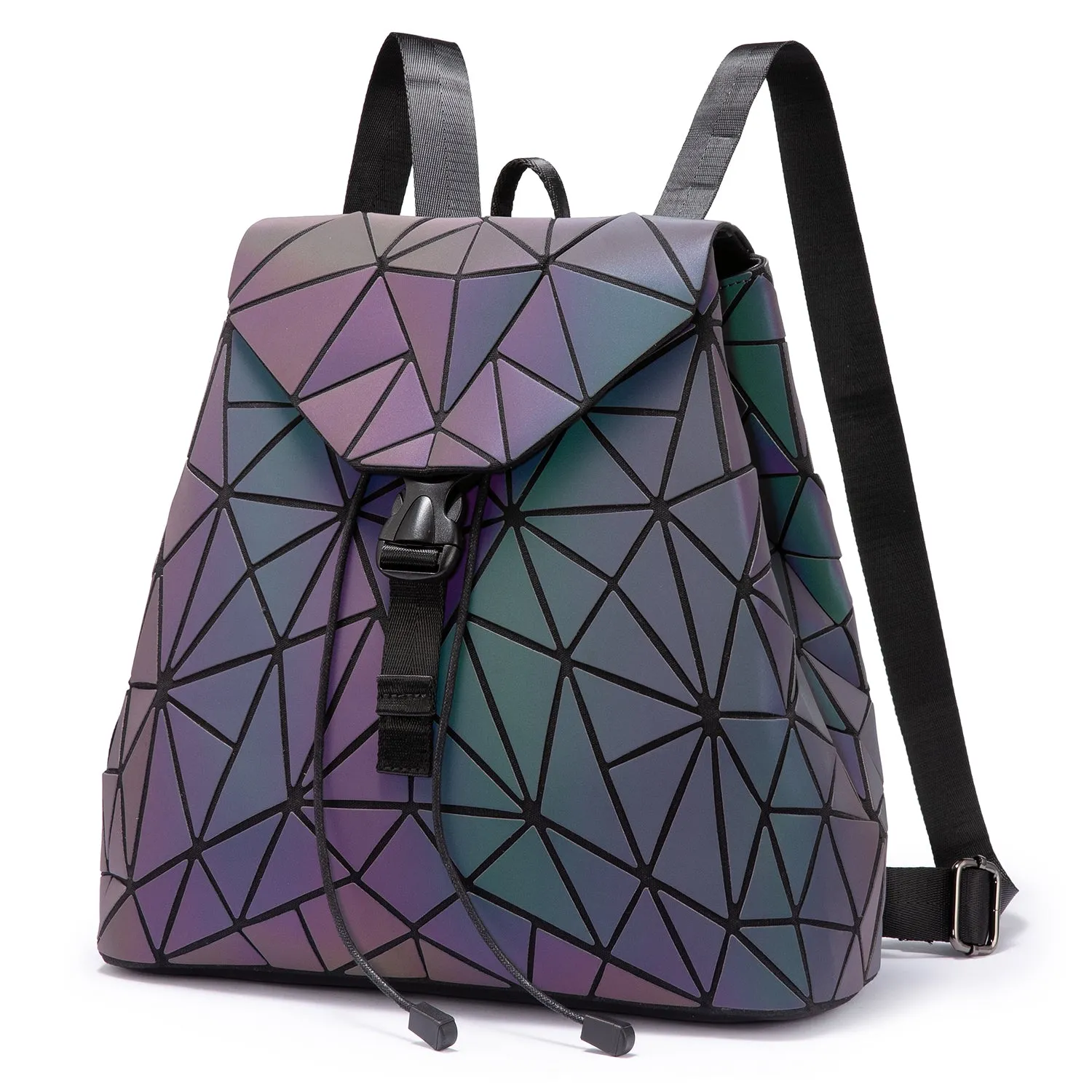 Luminous Geometric Backpack✨🎒