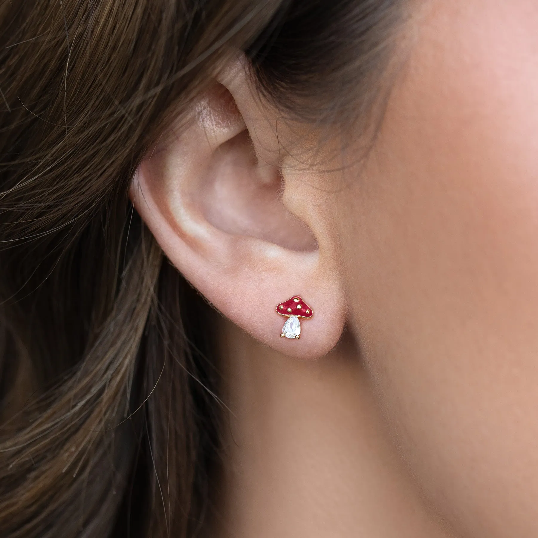 Magical Mushroom Studs