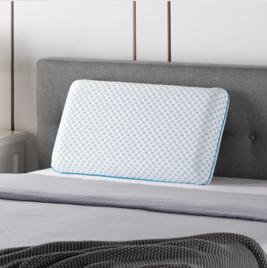 Malouf HyperChill™ Technology Gel Memory Foam Pillow   Reversible Cooling Cover