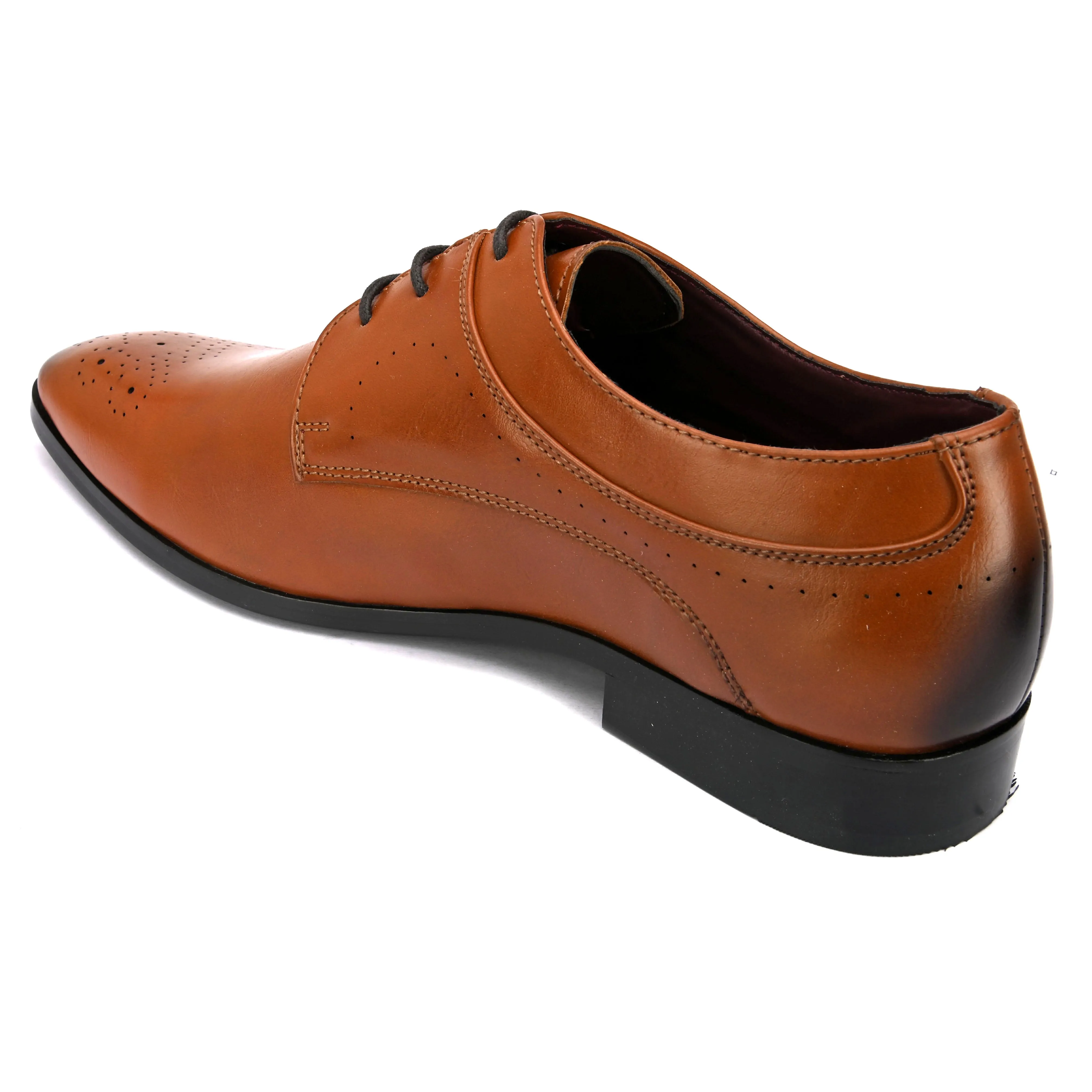 Mayfair Tan Derby Shoes