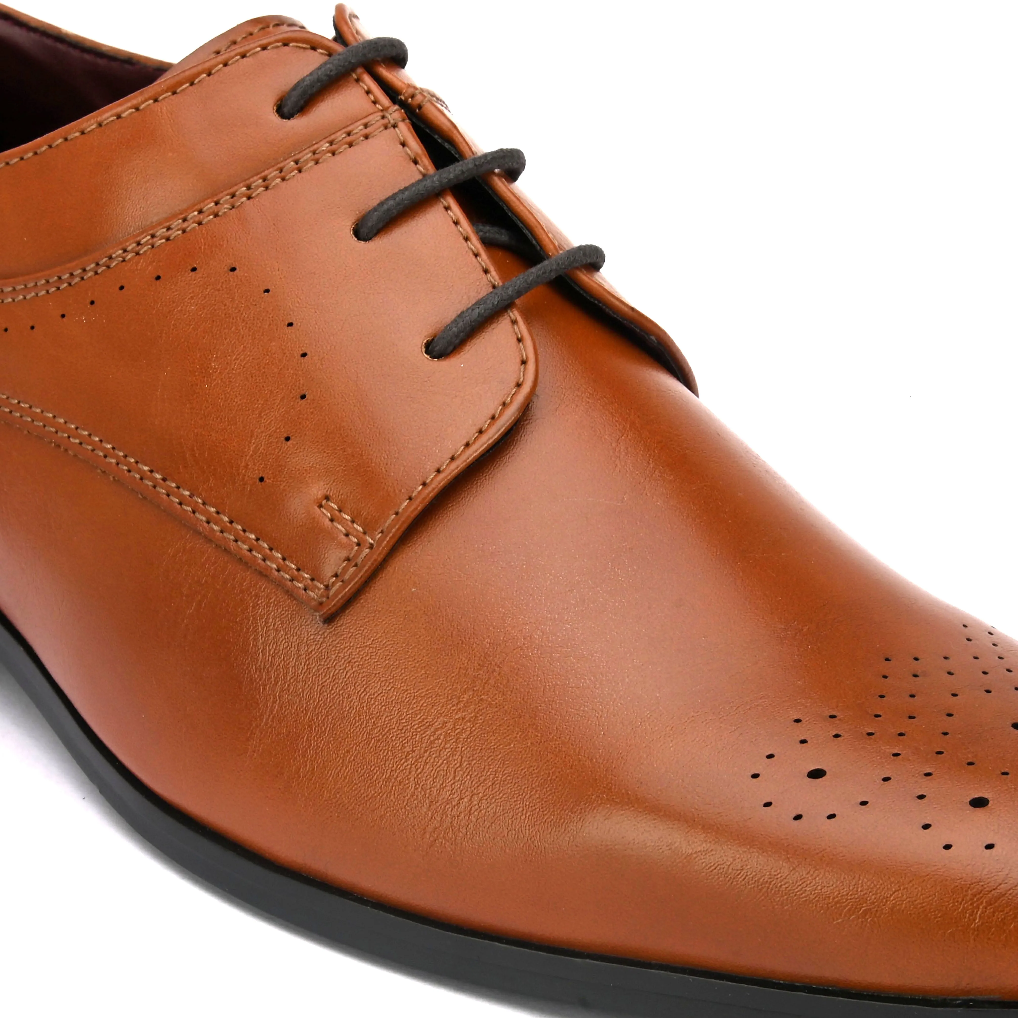 Mayfair Tan Derby Shoes