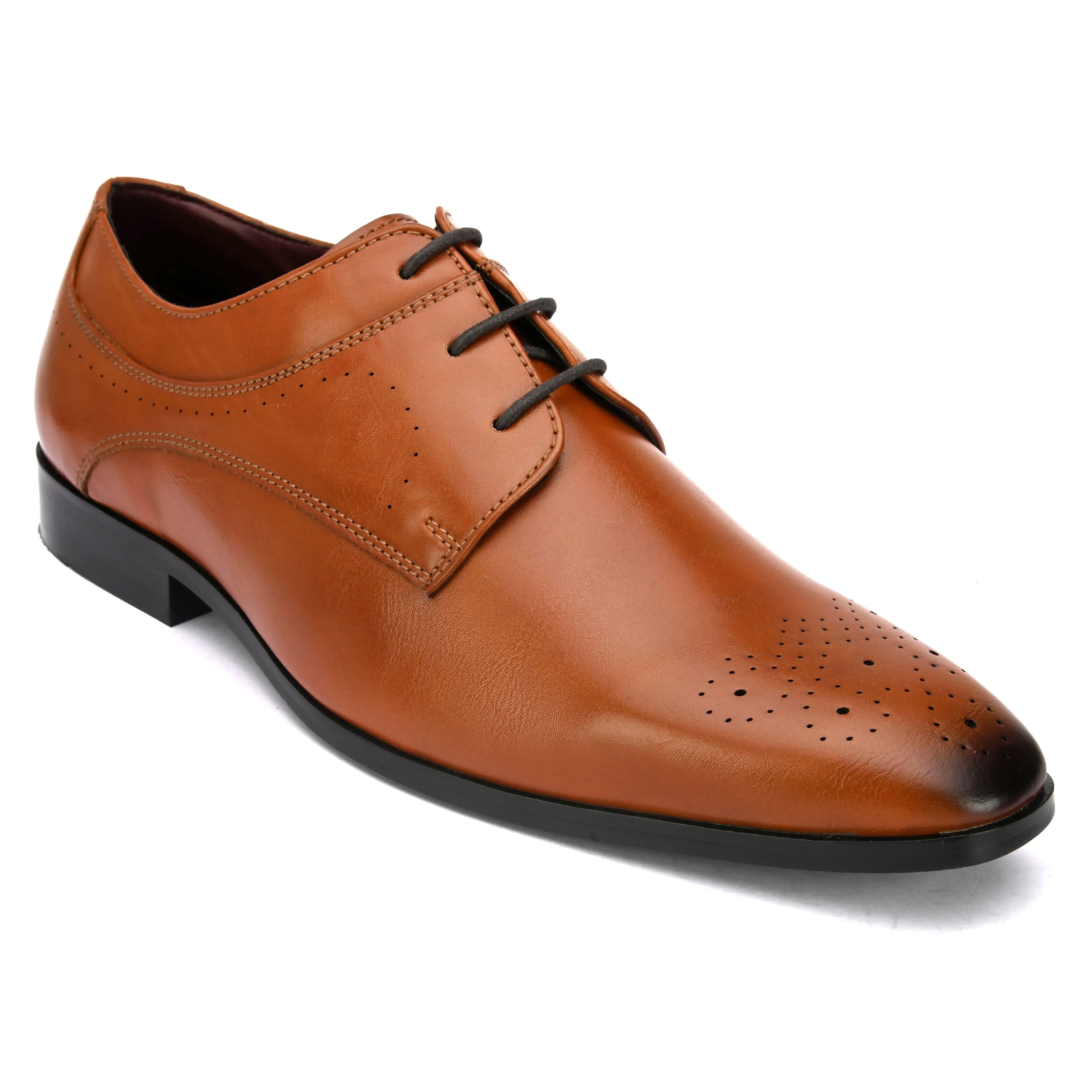 Mayfair Tan Derby Shoes