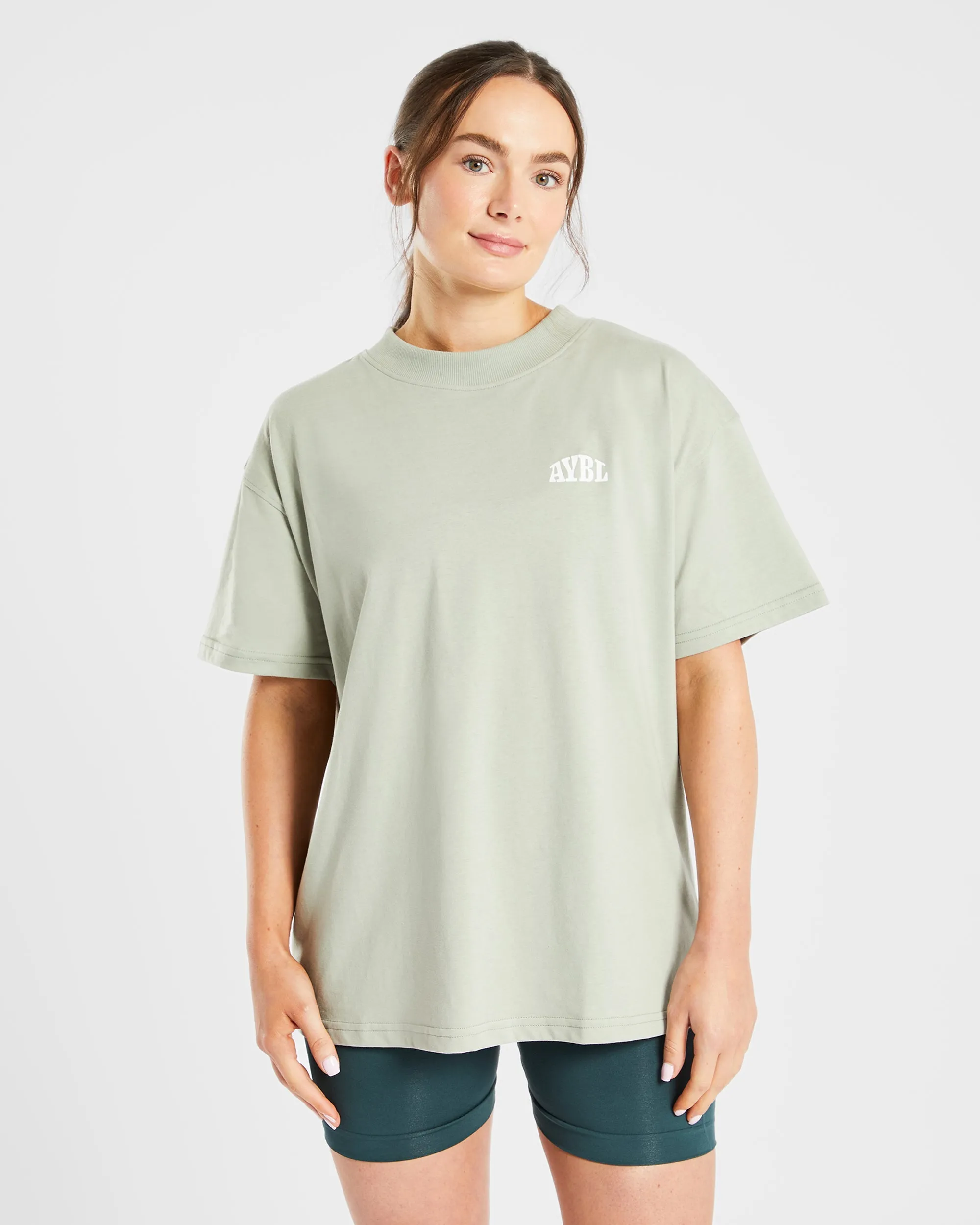 Mind Over Matter Oversized T Shirt - Green