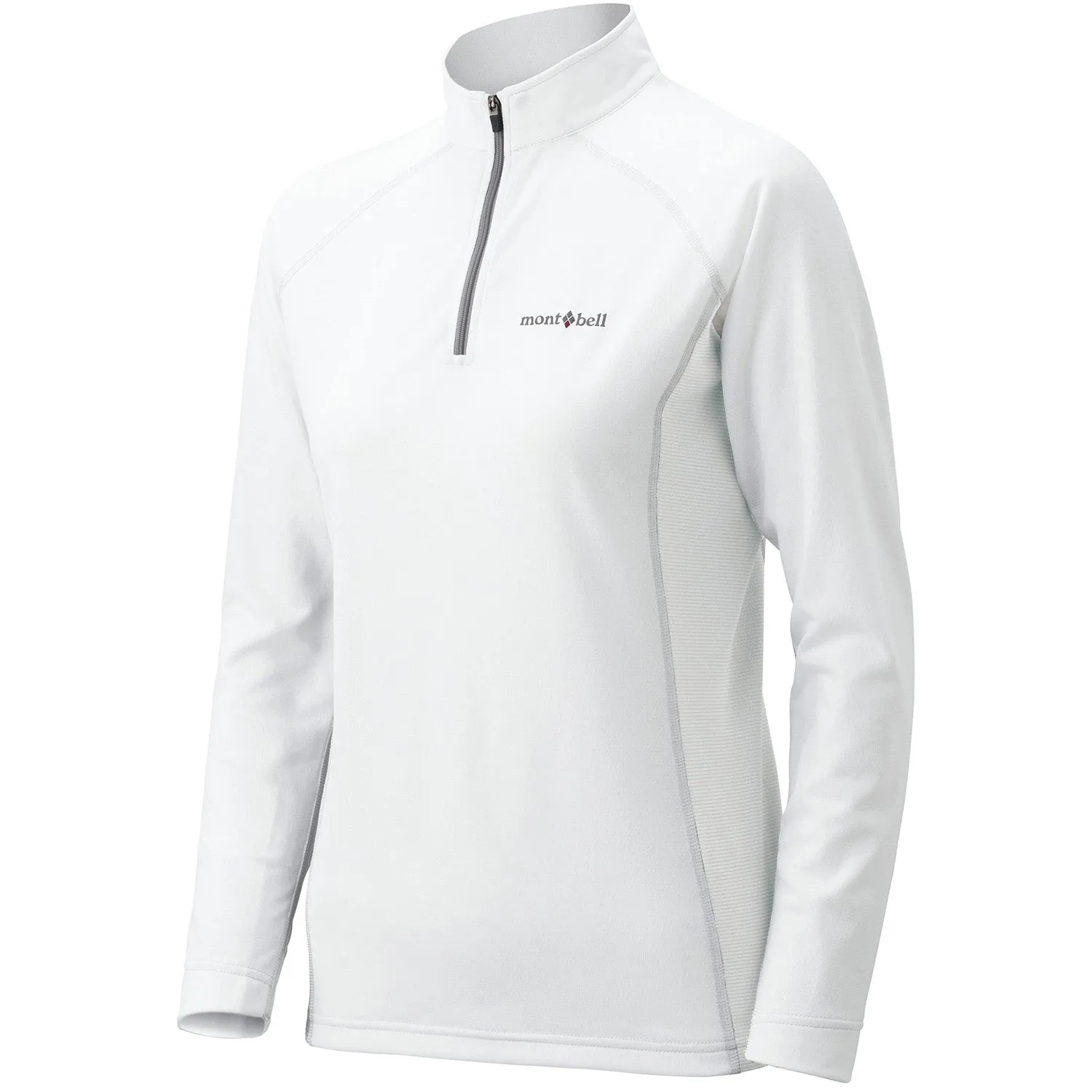 Montbell Womens Cool Long Sleeve Zip Shirt