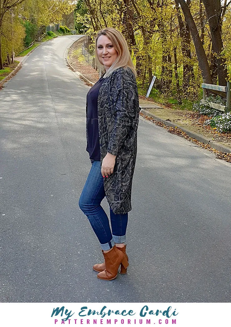 My Embrace | Women's Cocoon Cardi Sewing Pattern