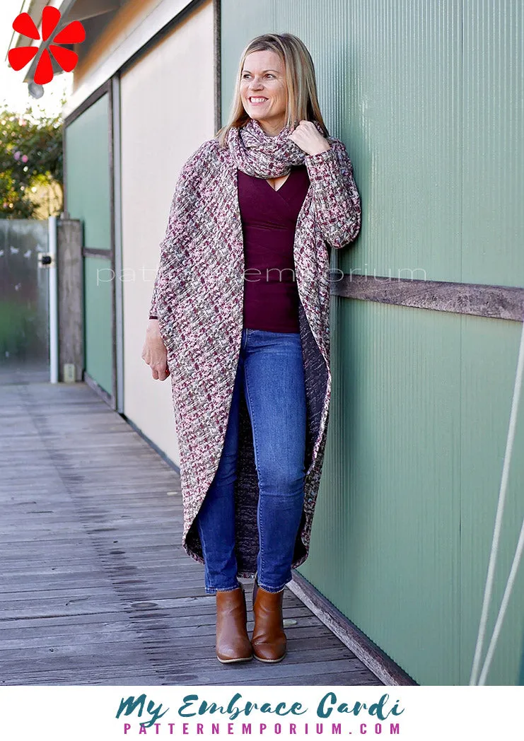 My Embrace | Women's Cocoon Cardi Sewing Pattern