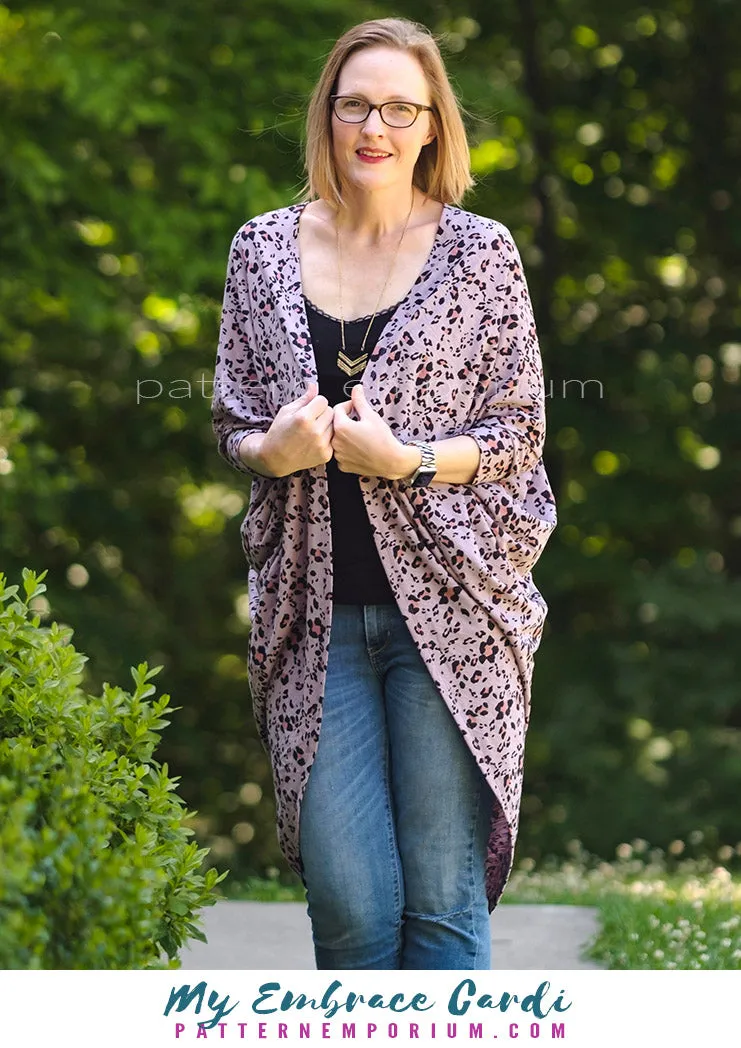 My Embrace | Women's Cocoon Cardi Sewing Pattern