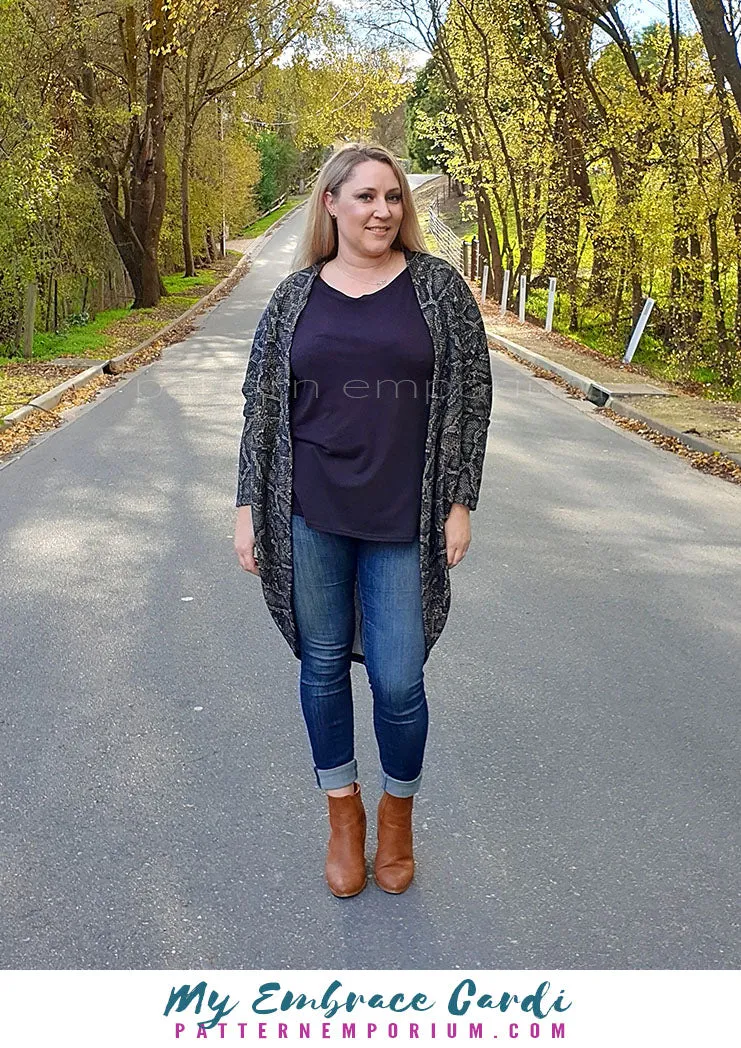 My Embrace | Women's Cocoon Cardi Sewing Pattern