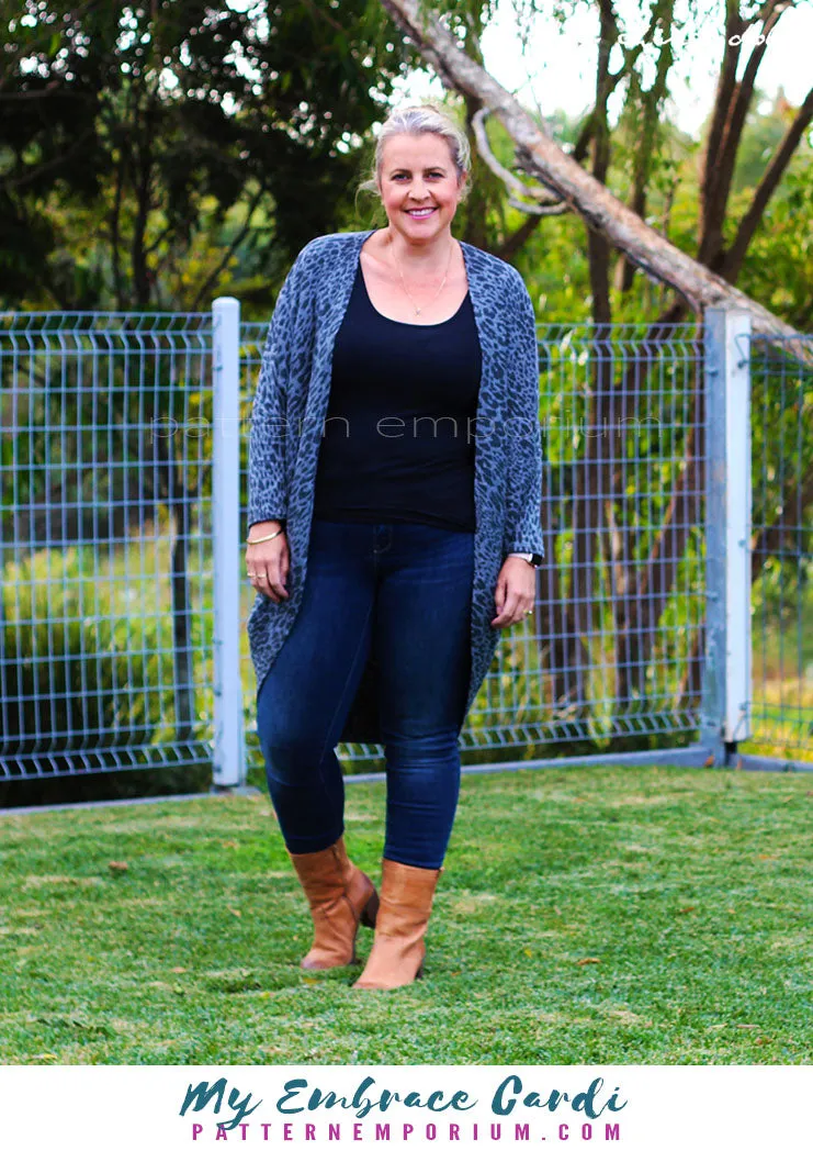 My Embrace | Women's Cocoon Cardi Sewing Pattern