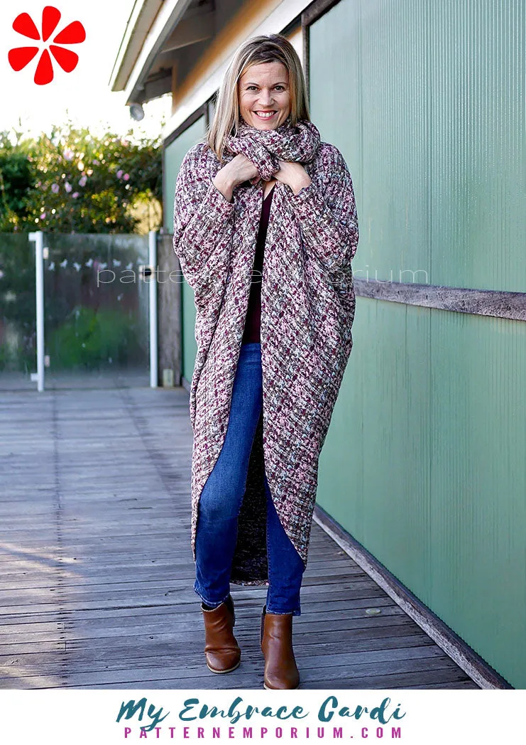 My Embrace | Women's Cocoon Cardi Sewing Pattern