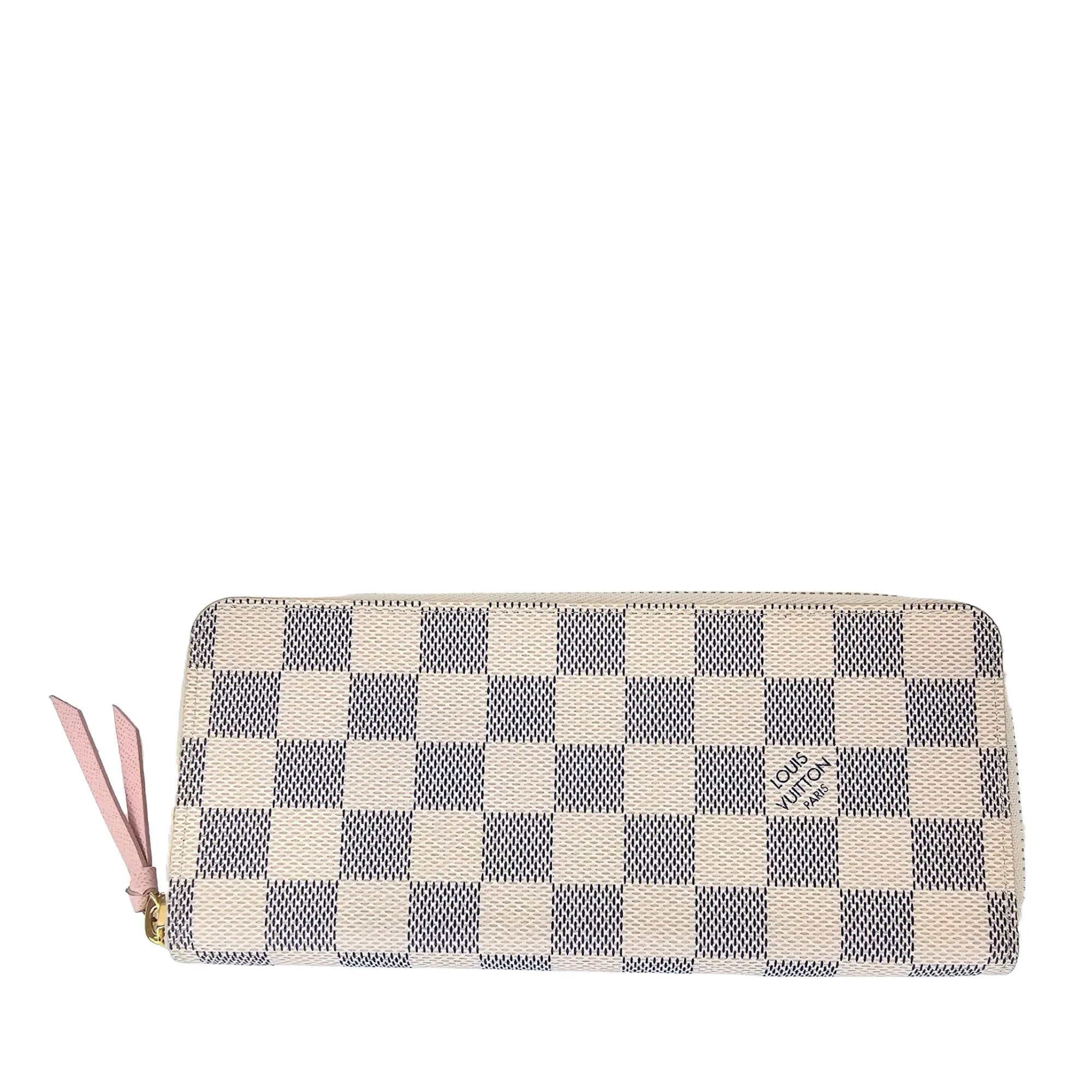 N61264 Clemence Wallet in Damier Azur