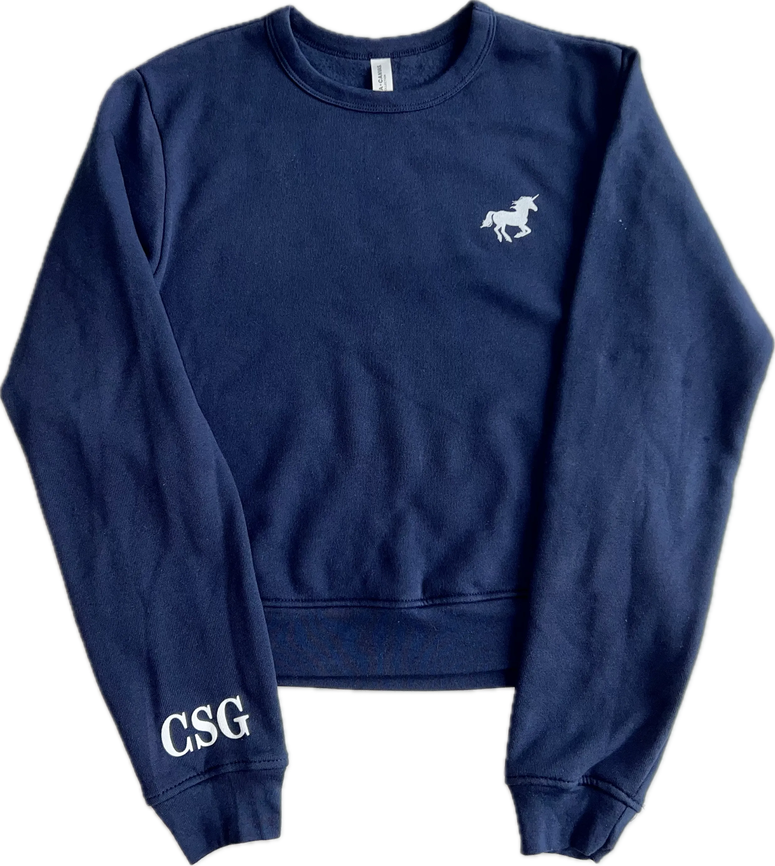 Navy Unicorn Crewneck