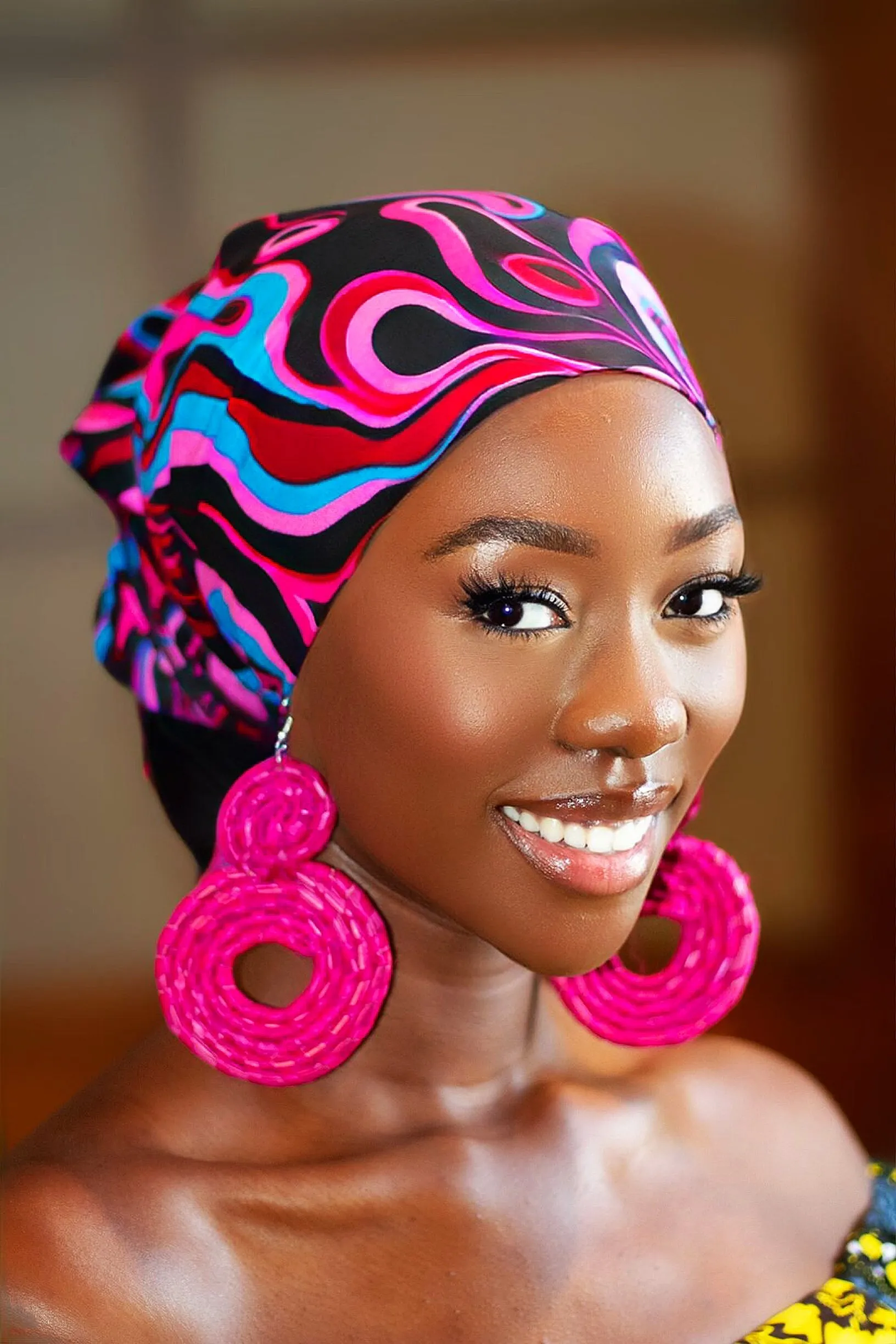 New in African Ankara Print Headwrap/Headtie - Ujunwa