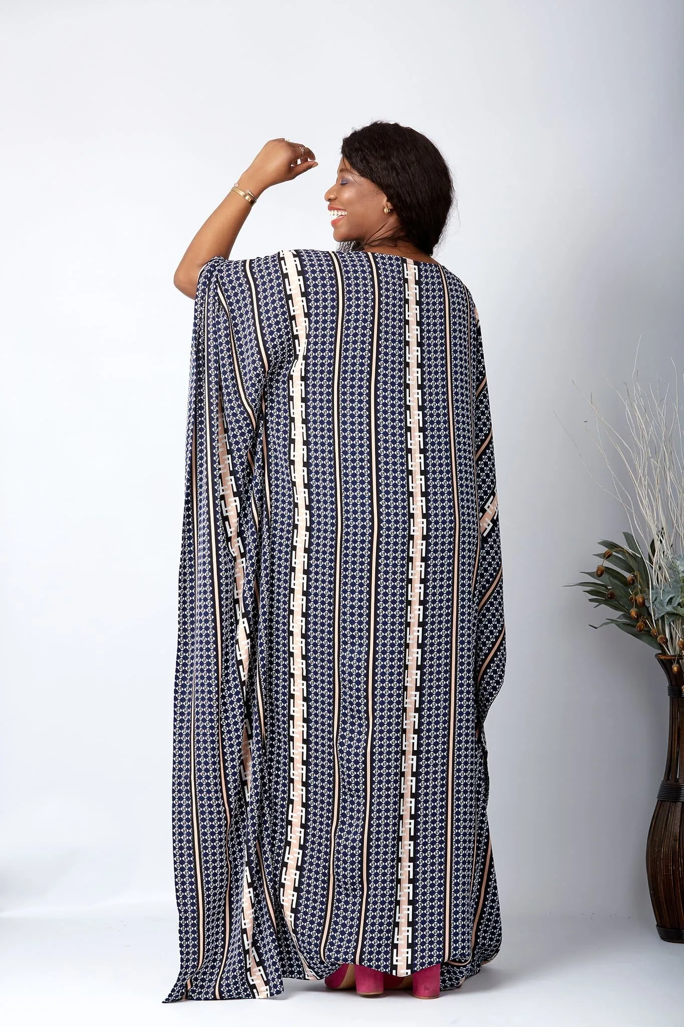 New in African Inspired Kaftan Boubou Bubu Maxi Dress - Jessica