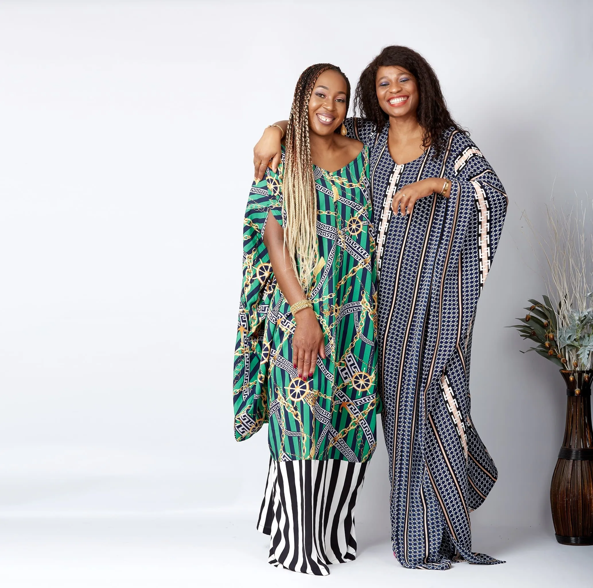 New in African Inspired Kaftan Boubou Bubu Maxi Dress - Jessica