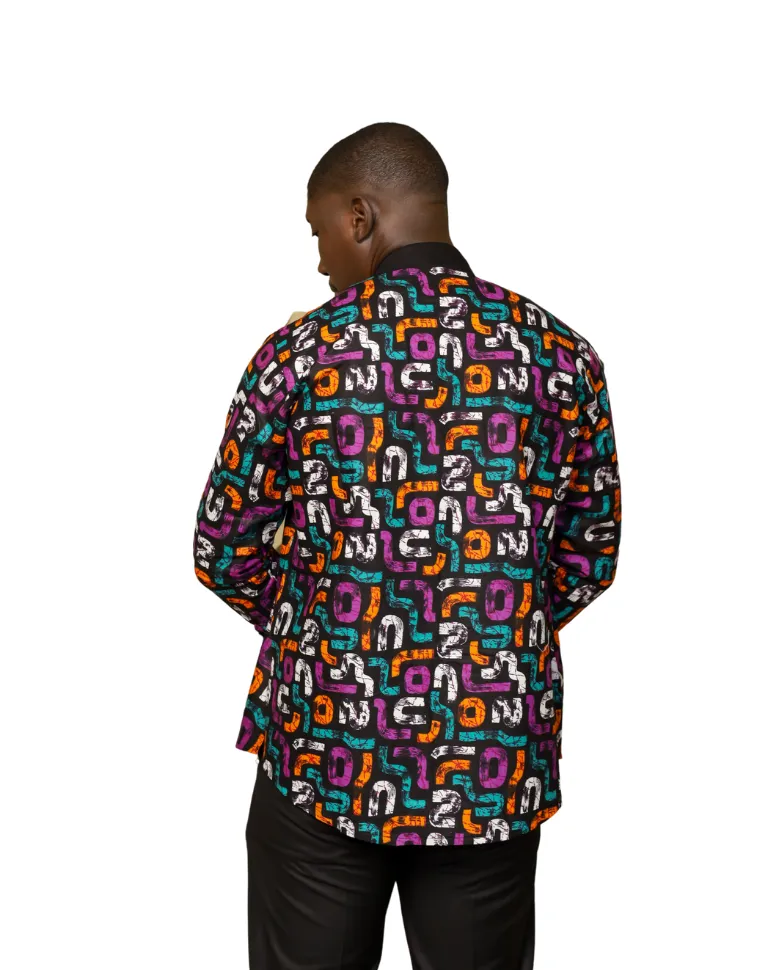 New in African Print Shirt for Men - Tendai