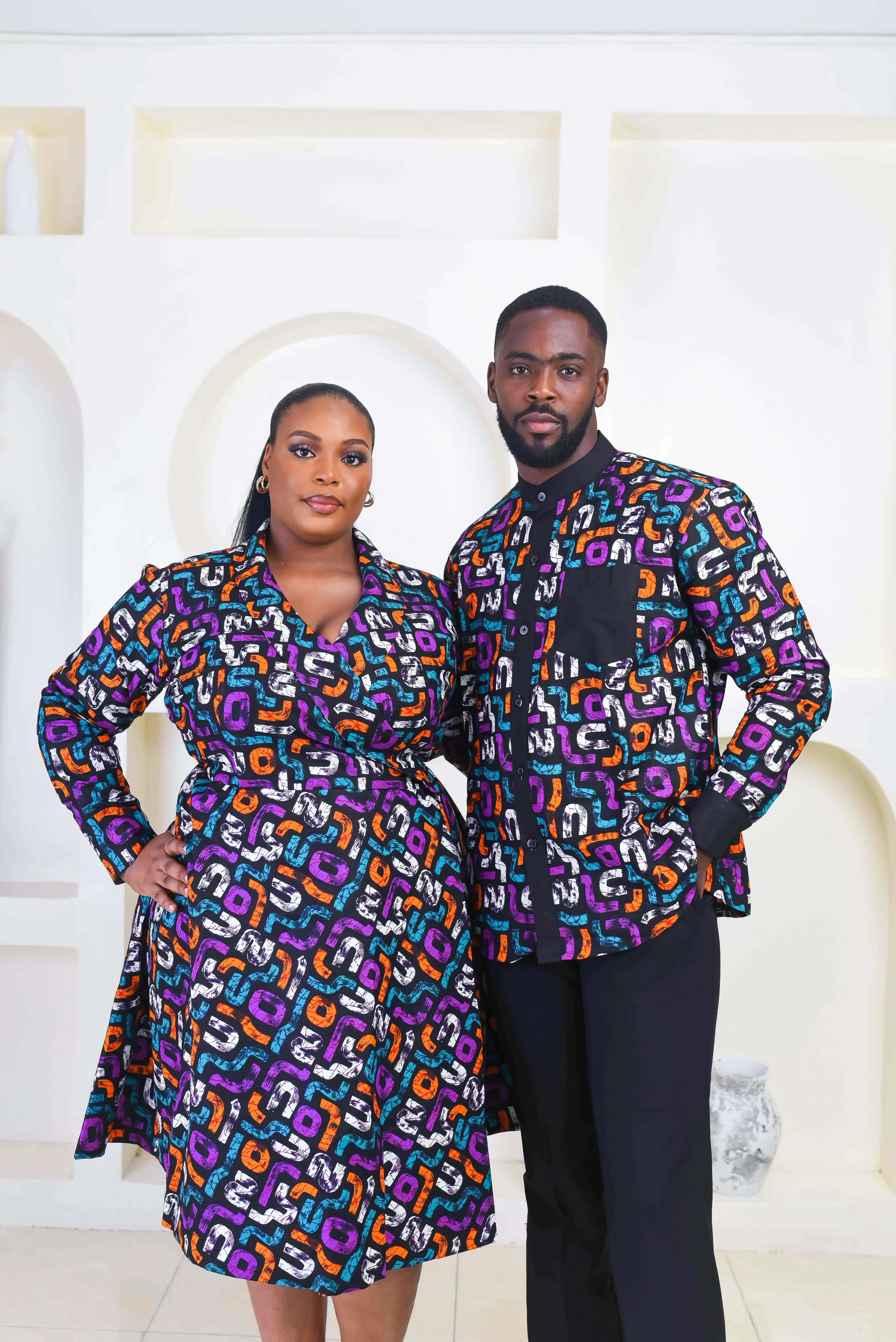 New in African Print Shirt for Men - Tendai