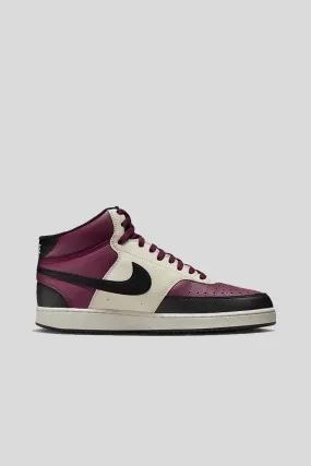 Nike Court Vision Mid Nn - Dark Beetroot Black Sail