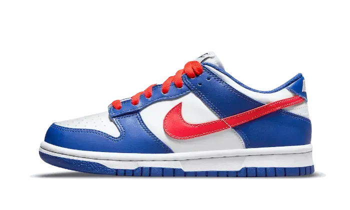 Nike Dunk Low White Royal Red