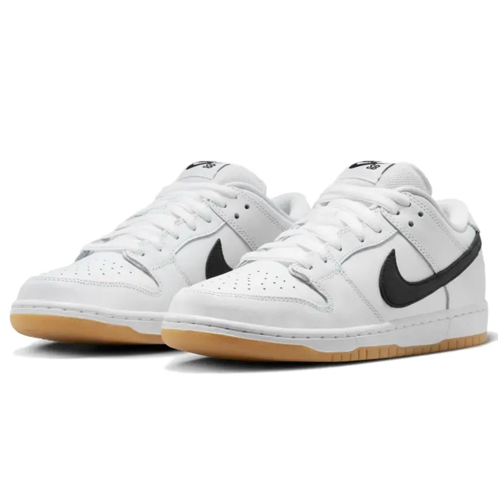 Nike SB - Dunk Low Pro (White/Black/Gum Light Brown)