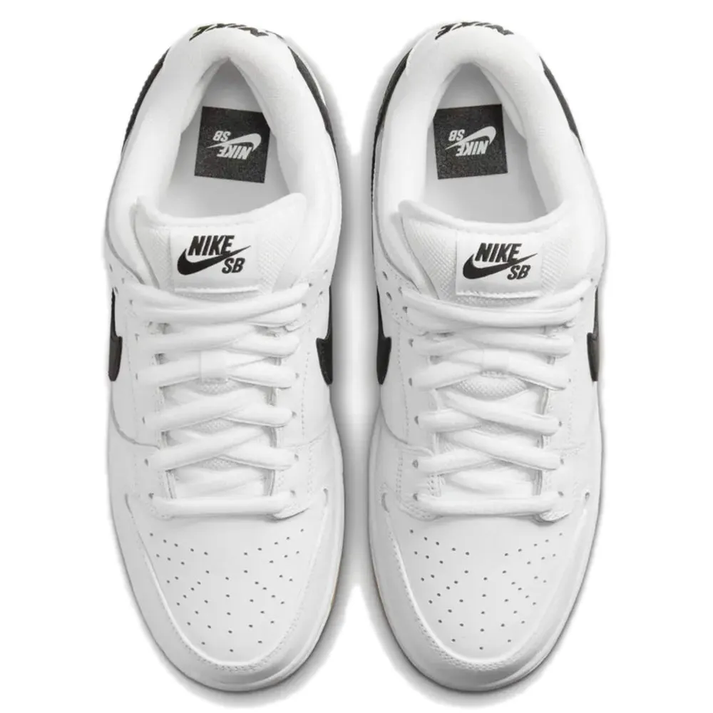 Nike SB - Dunk Low Pro (White/Black/Gum Light Brown)