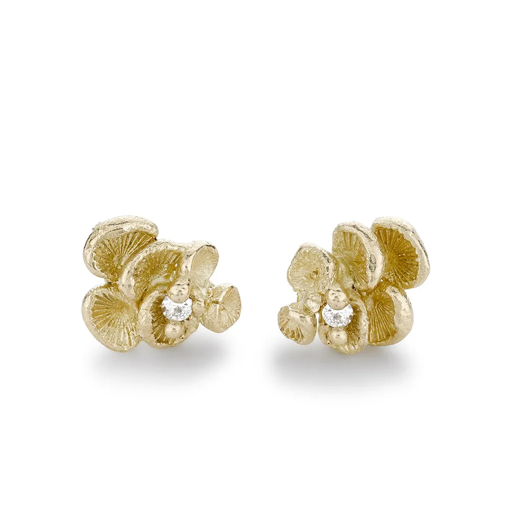 Ocean Diamond Encrusted Studs