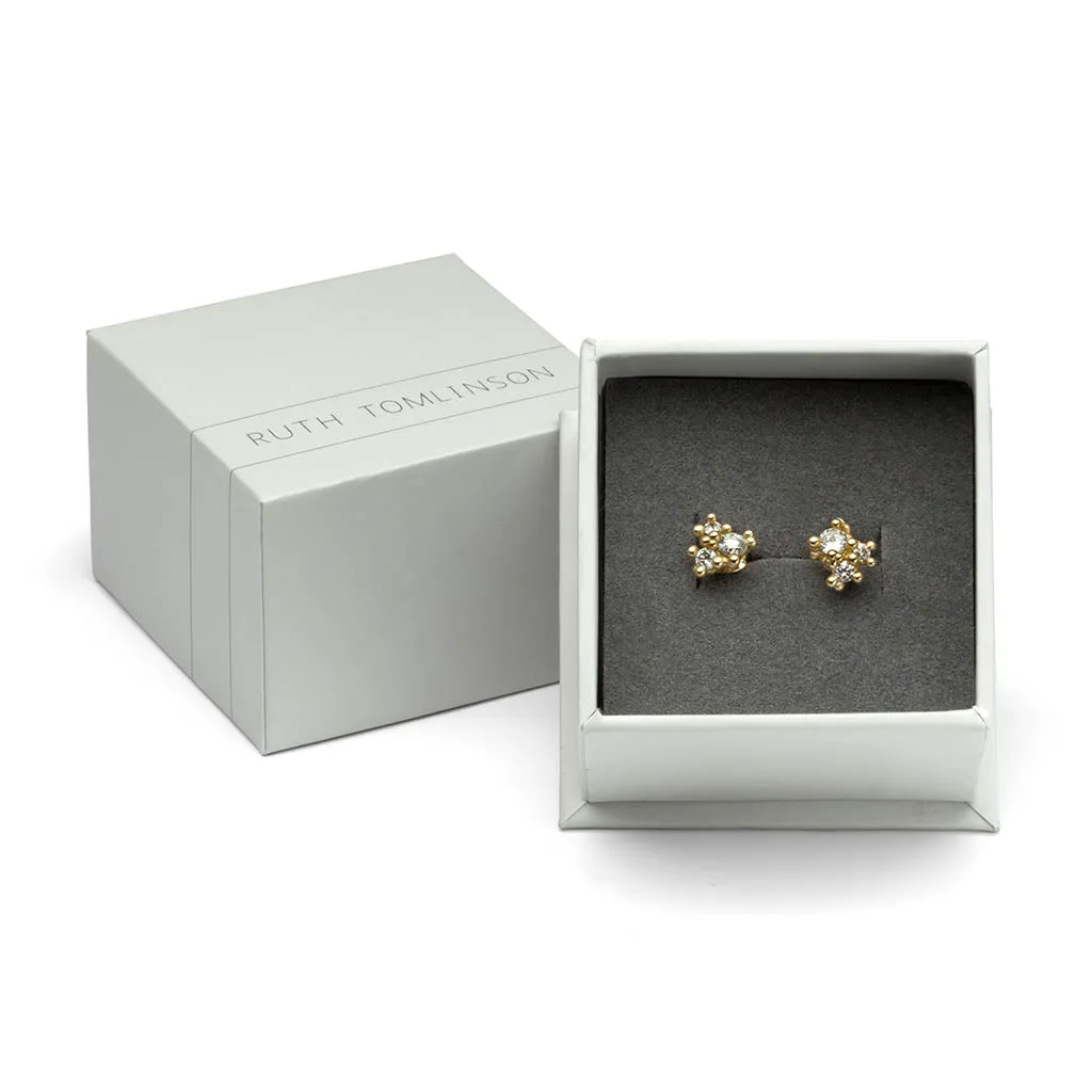 Ocean Diamond Encrusted Studs