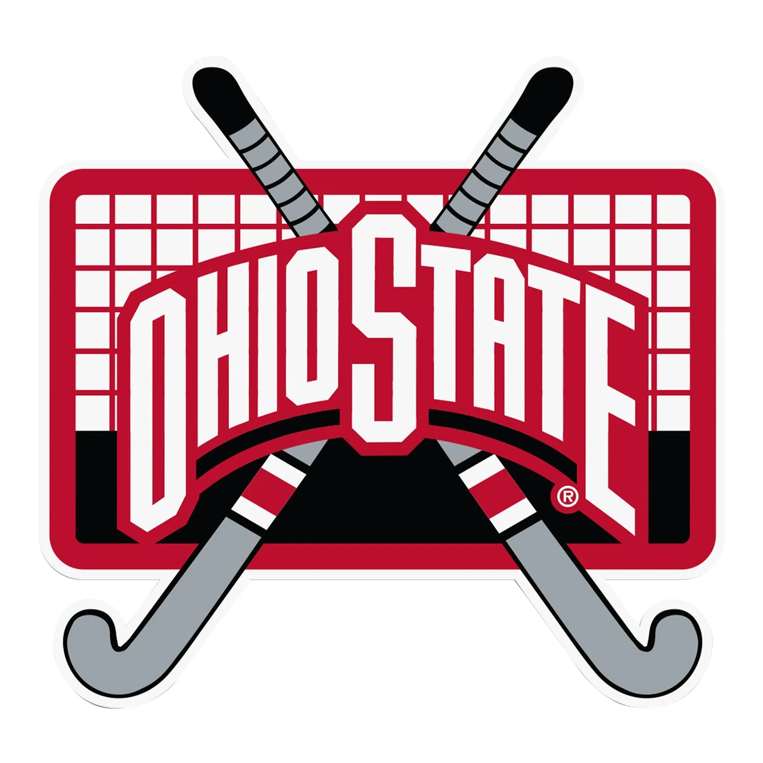 Ohio State Buckeyes Field Hockey Sticker