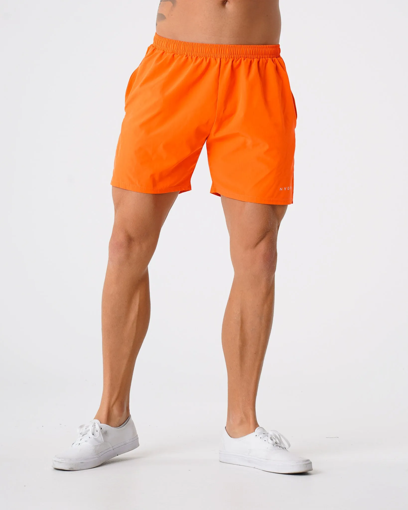 Orange Flex Shorts