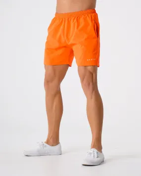 Orange Flex Shorts