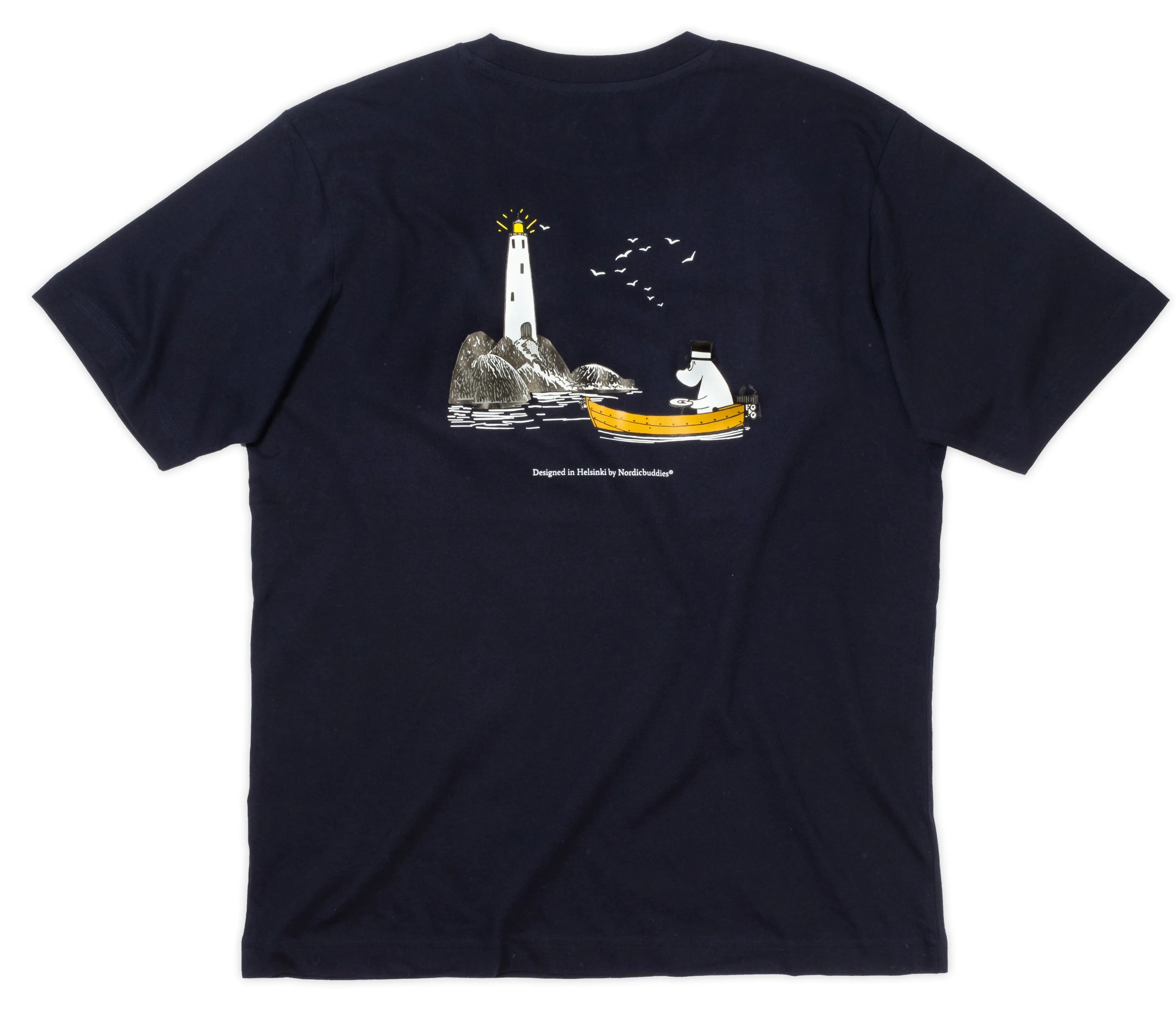 Organic Premium T-Shirt Moominpappa - Navy