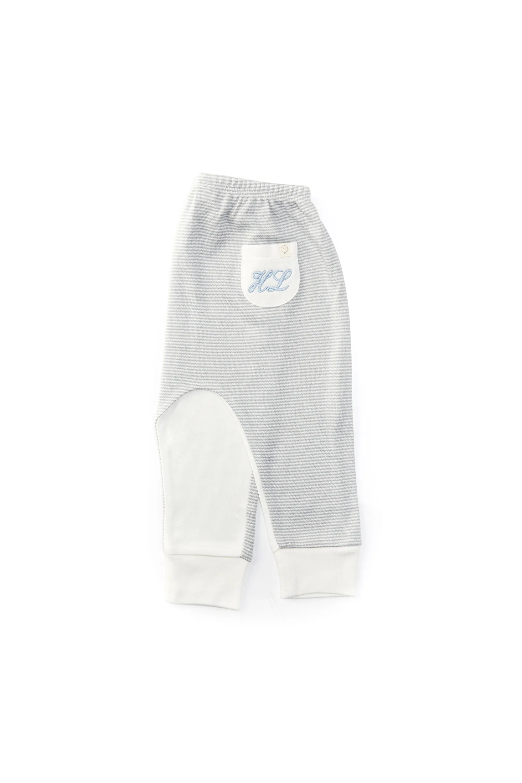 Personalised Baby Mori T-Shirt, Yoga Trouser & Cardigan Gift Set - Blue