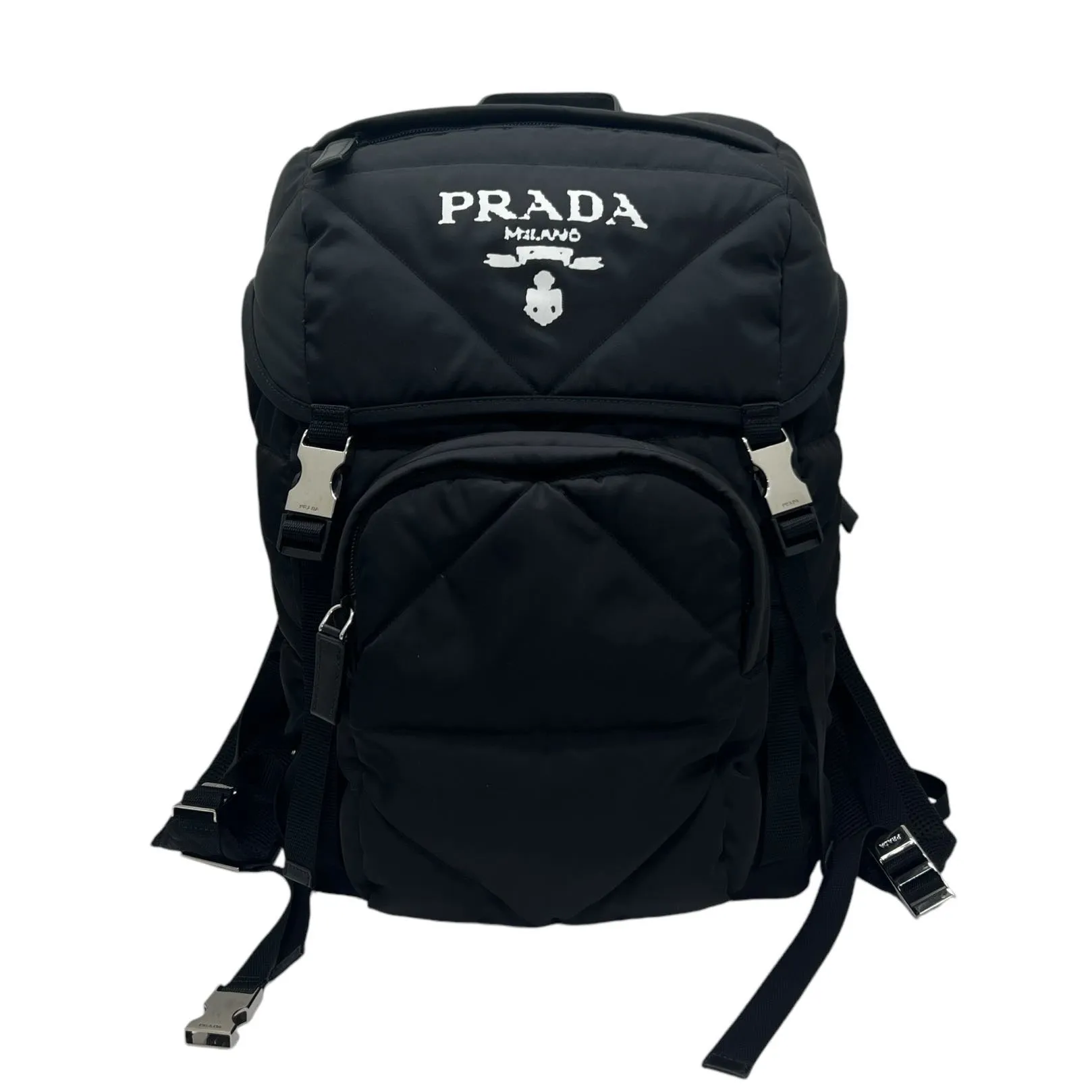 PRADA ZAINO IN RE-NYLON E SAFFIANO CON CAPPUCCIO