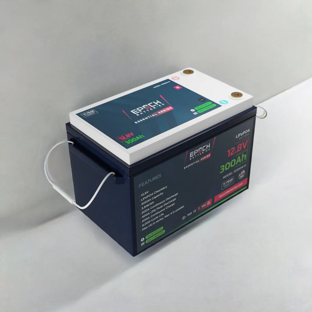 (PRE-ORDER) 12V 300Ah | Heated & Bluetooth | LiFePO4 Battery - ETA SEPT 14