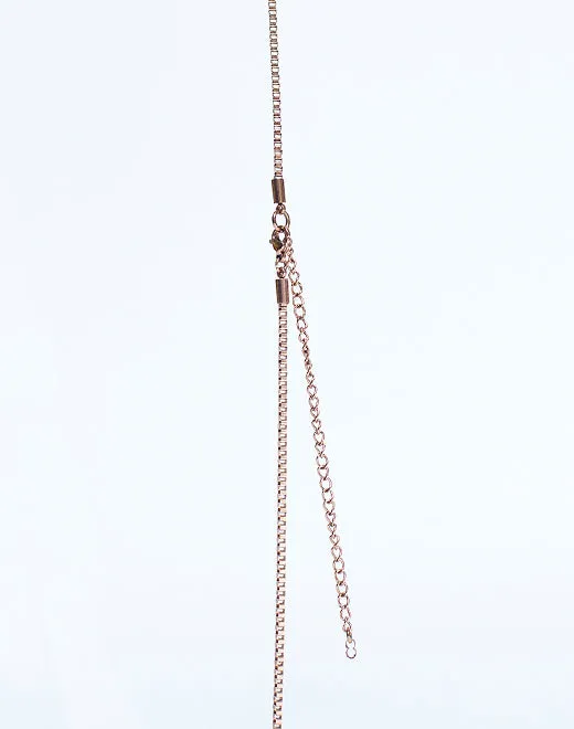 Regalia Pendant Necklace - Rose Gold