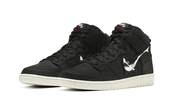 SB Dunk High Oski Shark Black