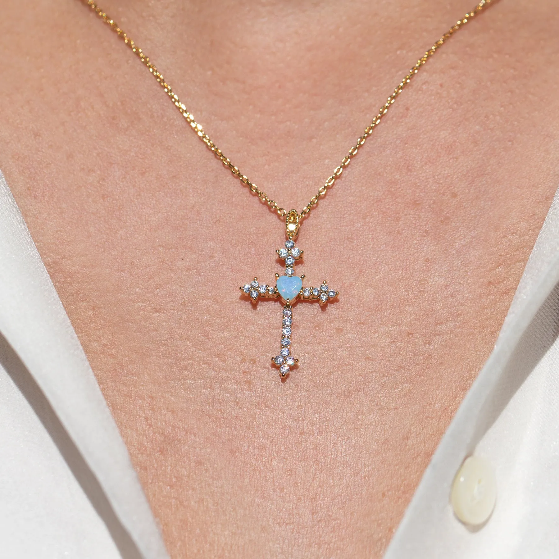 Serendipity Cross Necklace