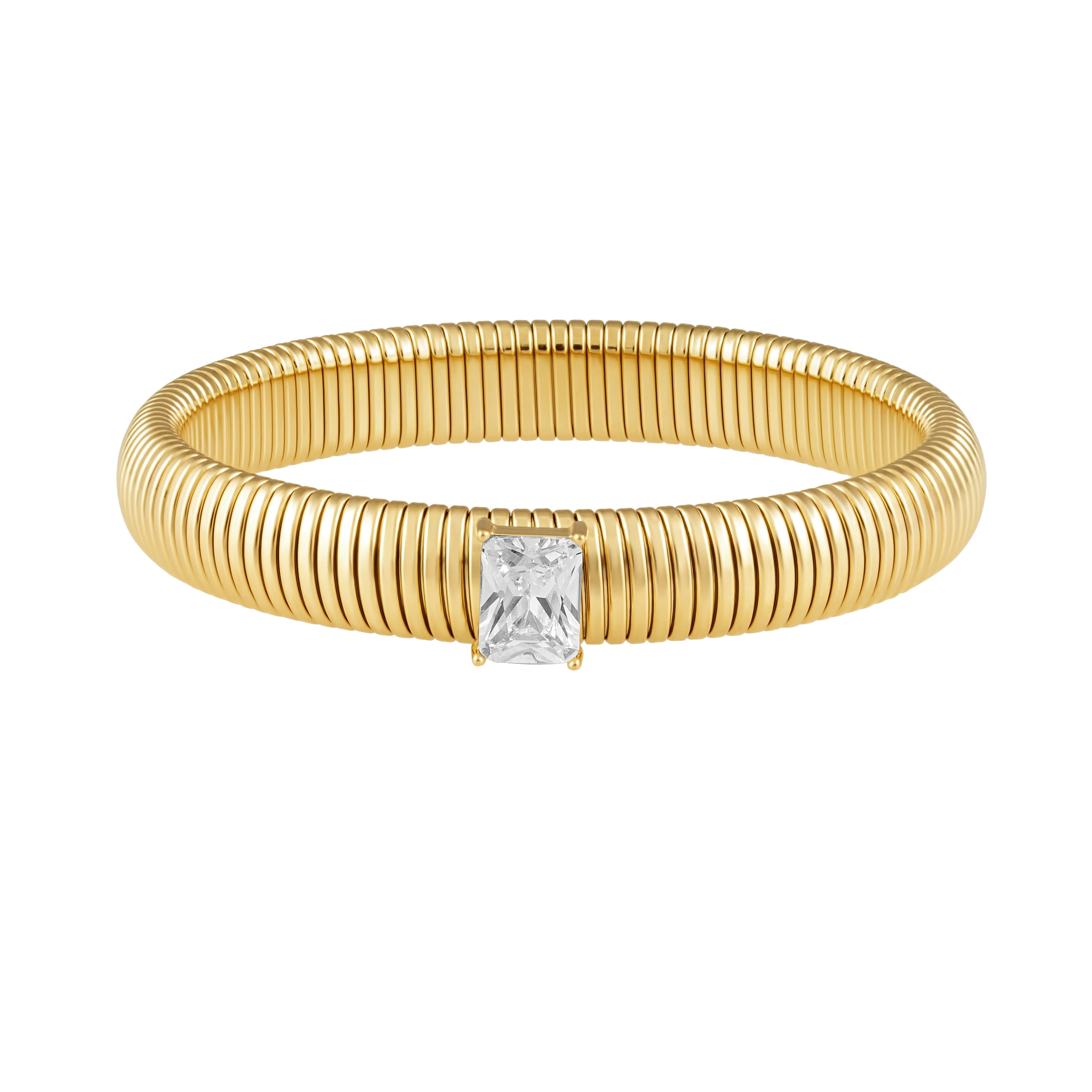 Serenity CZ Gold Bracelet