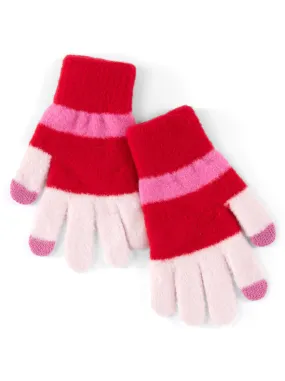 Shiraleah Hollis Touchscreen Gloves, Red